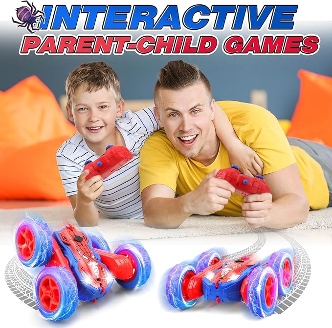 Dolanus Remote Control Car, Spider RC Cars for 3 4 5 6 7 8 10 12 Year Old Boys, Toys for Ages 8-13, Toys Boys 3-5, Gifts for Boys Kids Toddlers Birthday