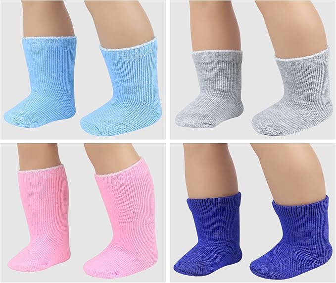 Ecore Fun 18 Inch Girl Doll Accessories - 9 Pairs of Shoes & 4 Pairs of Colorful Socks