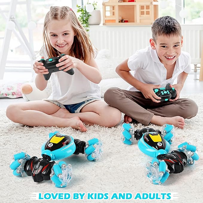 DDAI RC Cars Gesture Sensing Stunt Car - Best Gifts for Boys 6-12 Year Old 360° Rotating 4WD Remote Control Transform 2.4Ghz Hand Controlled Car Birthday Presents for Kids Age 7 8 9 10 11 yr
