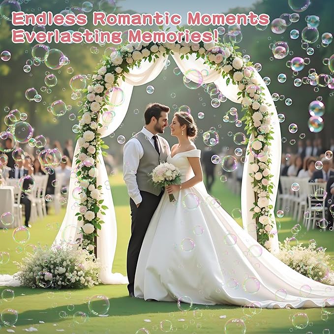 Bubble Machine Gun, 69 Holes Bubble Gun with Lights, Pink Outdoor Summer Beach Kids Bubbles Toys Birthday Wedding Party Fun Gifts for Girls Boys