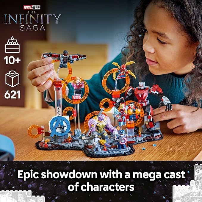 LEGO Marvel Avengers: Endgame Final Battle - Super Hero Building Set for Kids, Ages 10+ - 10 Figures Including Iron Man, Black Panther, and Iron Spider - Birthday Gift for Boys and Girls - 76323