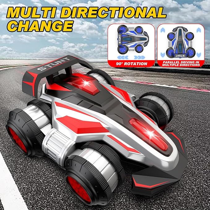 Remote Controlled Drift Stunt Car, Light and Music RC Cars, 360 ° Rotation Suspended Car, 2.4G,4WD Remote Control Cars, Birthday Gift for Boys and Girls Aged 5-13