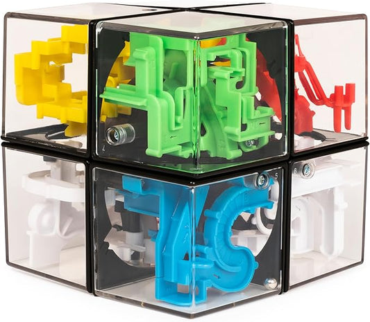 Rubik’s, Perplexus Hybrid 2 x 2 Gravity 3D Maze Game Brain Teaser Fidget Toy Puzzle Ball, for Kids & Adults Ages 8 and up