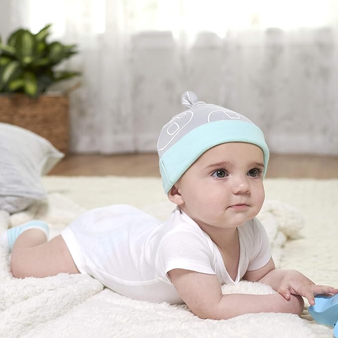 Gerber Baby Girls' 5-Pack Short Sleeve Variety Onesies Bodysuits