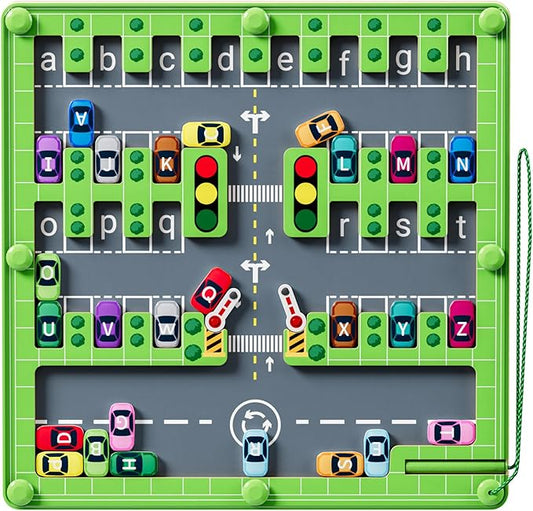 Magnetic Alphabet Maze,Montessori Toys,Alphabet Puzzle Toddler Toys for Ages 2-4,Sensory Toys Fine Motor Skills,Birthday Gifts for Kids