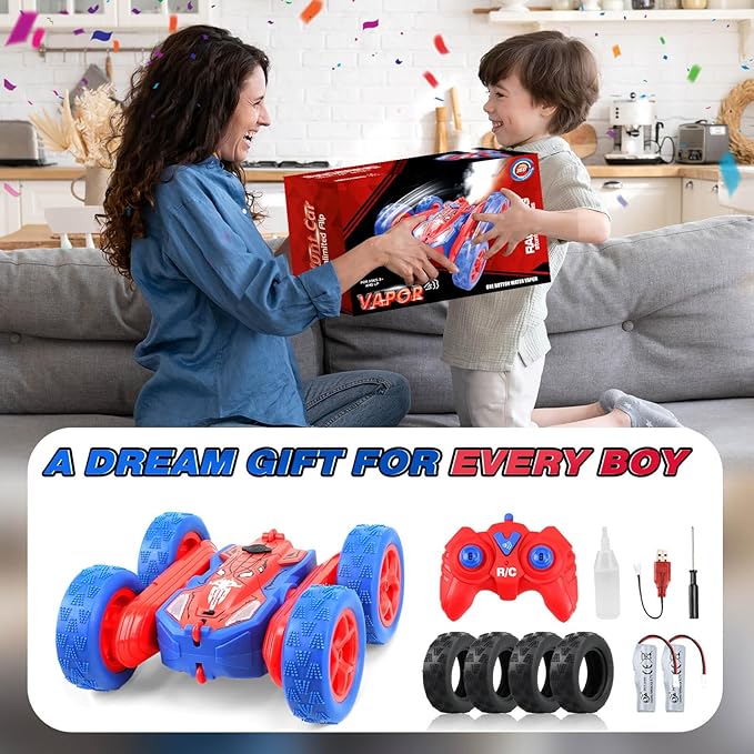 Dolanus Remote Control Car, Spider RC Cars for 3 4 5 6 7 8 10 12 Year Old Boys, Toys for Ages 8-13, Toys Boys 3-5, Gifts for Boys Kids Toddlers Birthday