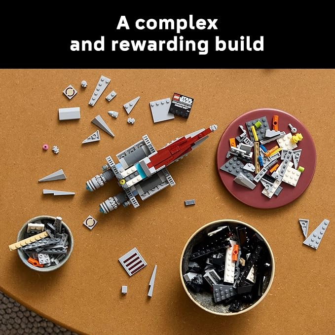 LEGO Star Wars: Attack of The Clones Acclamator-Class Assault Ship Building Set for Adults - Star Wars Collectible Set with Display Stand - Iconic Star Wars Ship Building Kit - 75404