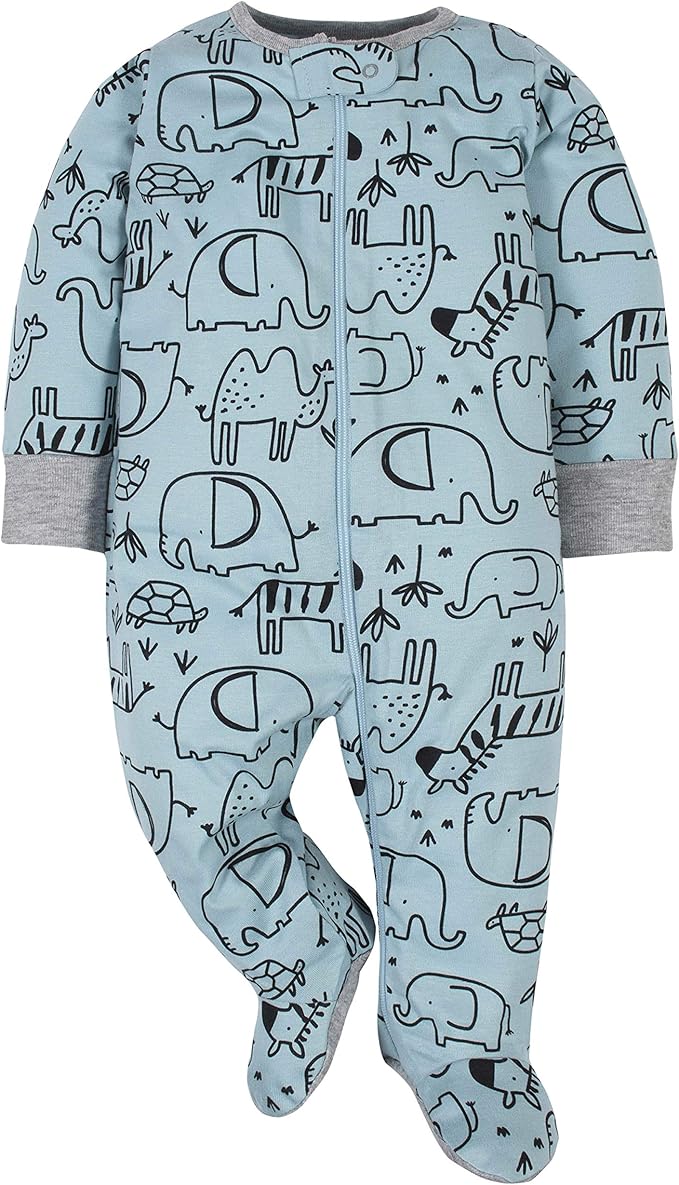 Gerber Baby Boys 4 Pack Sleep 'N Play Footie