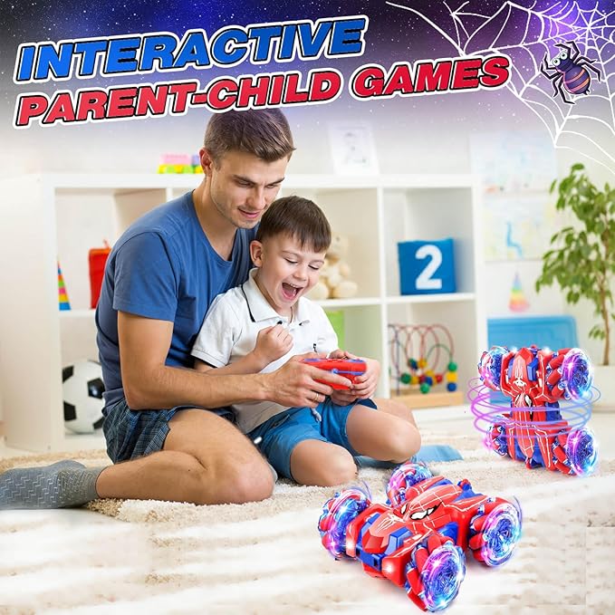 Dolanus Spider Remote Control Car, RC Cars Kids Toys Boys 3-5, Toys for Ages 8-13, Gifts for 3 4 5 6 7 8 10 12 Year Old Boys Kids Toddlers Birthday