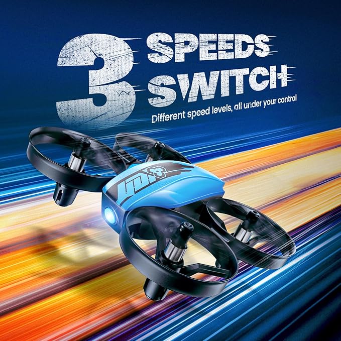 V995 Mini Drones for Kids 8-12 and Beginners,Indoor RC Quadcopter,Small Helicopter Plane with 3D Flips,360° Rotation,Circle Fly,Auto Hover,Headless Mode and 3 Batteries,Gift for Boys and Girls