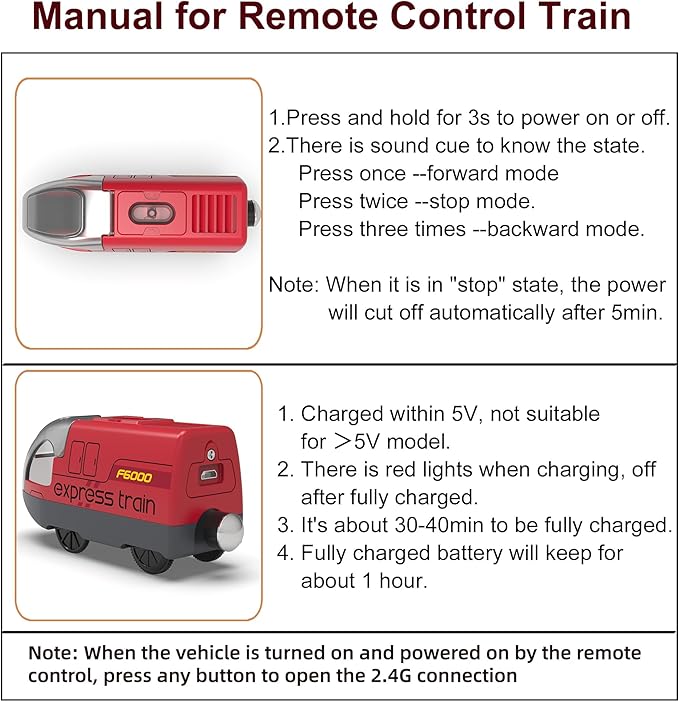 Remote Control Locomotive Train with Tunnel for Wooden Tracks, Motorized Train Toy Compatible for Thomas, Brio, Chuggington