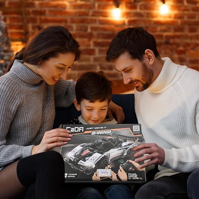 STEM Buidling Toys for 6 7 8 9 10 11 12 + Year Old Boys Girls Gifts Remote Control Car Toy Building Sets RC Race Model Cars Building Kits,Learning Toys Best Birthday for Kids (457PCS)