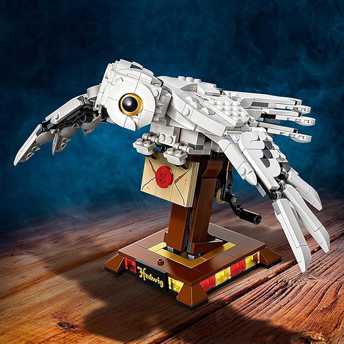 LEGO 75979 Harry Potter Hedwig Moving Wings Owl Building Toy Collectible Display Model