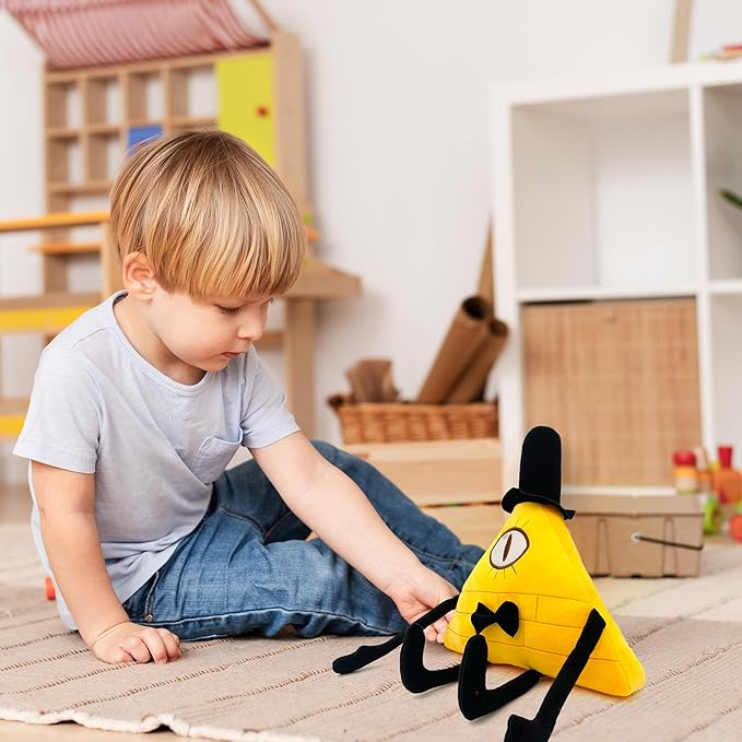 Gravity Falls Plush -Bill Cipher Plush – Soft and Cute Gravity Falls Stuffed Toy, Baby Plush Doll Pillow, for Kids, Boys, Girls, and Fans of Weird Town for Christmas Thanksgiving