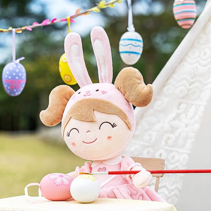Gloveleya Baby Doll Girl Gifts Soft Plush Bunny Dolls 12" with Gift Box