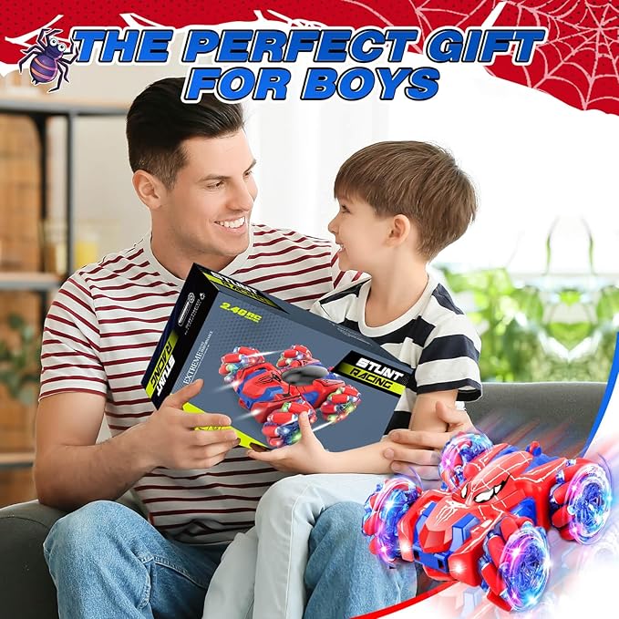 Dolanus Spider Remote Control Car, RC Cars Kids Toys Boys 3-5, Toys for Ages 8-13, Gifts for 3 4 5 6 7 8 10 12 Year Old Boys Kids Toddlers Birthday