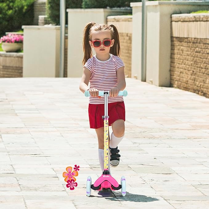 Scooter for Kids Ages 3-5 - Extra Wide Deck & Light Up Wheels, Self Balancing Kids Toys for Boys & Girls, Choose Your Favorite Character