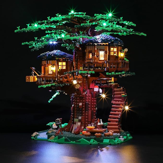 Lightailing Led Light for Lego 21318 Ideas Tree House Building Blocks Model：Remote-Control Version - NOT Included The Model Set