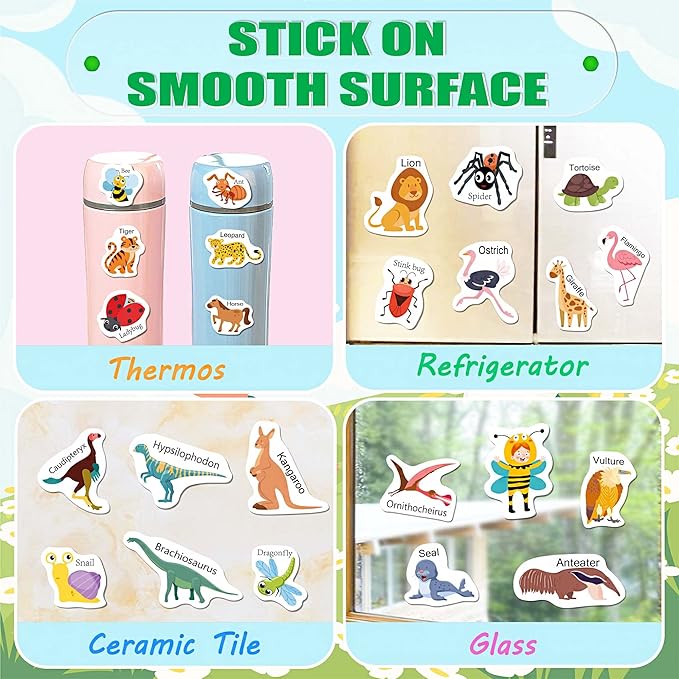 Reusable Sticker Books for Kids, 3 Sets Jelly Quiet Book, 126 Pcs Restickable Stickers for Kids, Preschool Learning Activities for Toddler Airplane Travel Essentials for Girls Boys 2-6 Year