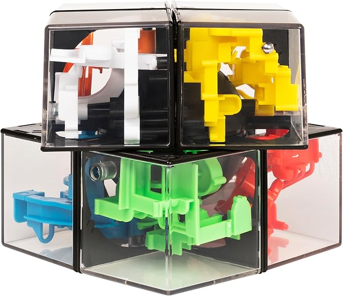 Rubik’s, Perplexus Hybrid 2 x 2 Gravity 3D Maze Game Brain Teaser Fidget Toy Puzzle Ball, for Kids & Adults Ages 8 and up