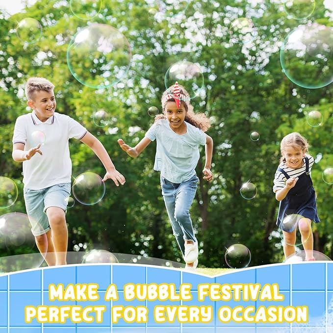 8 Pieces Giant Bubble Wands Big Bubble Wands for Kids Outdoors Bubble Toy for Birthday, Outdoor Activities, Party Favors, Giant Bubble Solution Not Included (Multicolor)