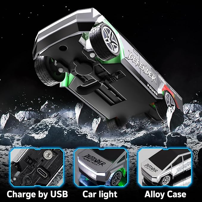 RC Car 1:64 Remote Control Car Model Remote Control Car with 2.4GHz Three-Speed Control Mode