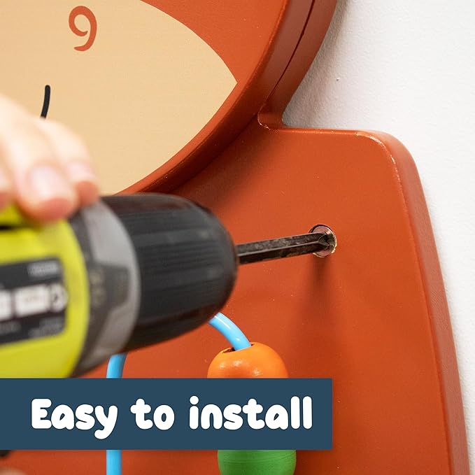 Learning Advantage Horse Activity Wall Panel - Toddler Activity Center - Wall-Mounted Toy for Kids Aged 18M+ - Decor for Bedrooms and Play Areas