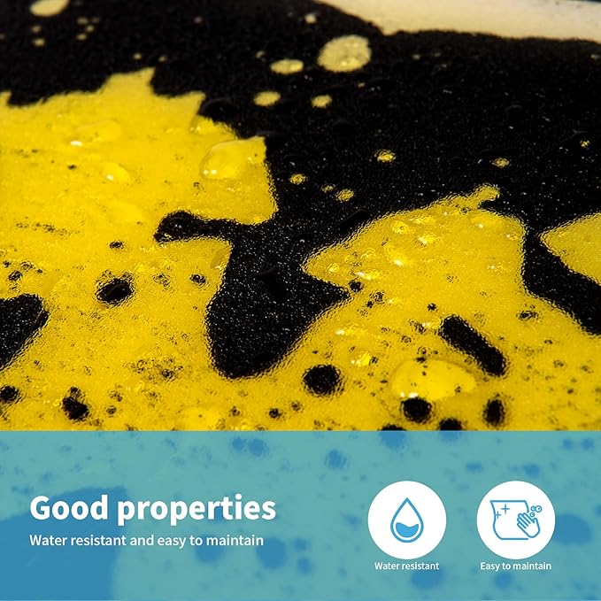 Art3d Liquid Fusion Activity Play Mat for Kids, Pack of 9 Tiles 12" X 12", Multi-Color, Round Corner