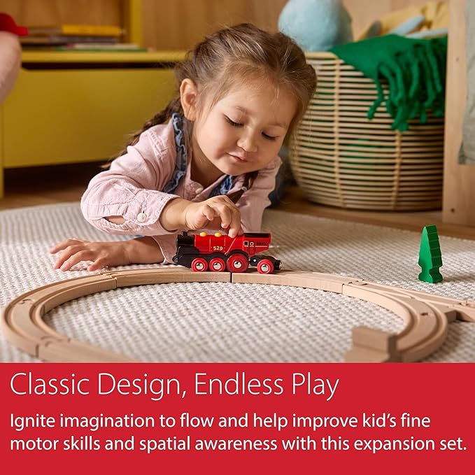 BRIO World Special Track Pack - 50-Piece Set - FSC-Certified Wooden Train Track Pieces - Expand Creativity - Compatible with All BRIO Railway Sets - Kids Ages 3 & Up