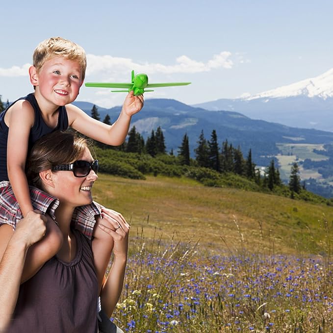 6Pcs Foam Airplanes Glider Outdoor Toy -Glider Planes for Kids - Foam Planes for Kids - Perfect Party Favor or Goodie Bag Toy - Fulfill Your Child's Aviation Dreams