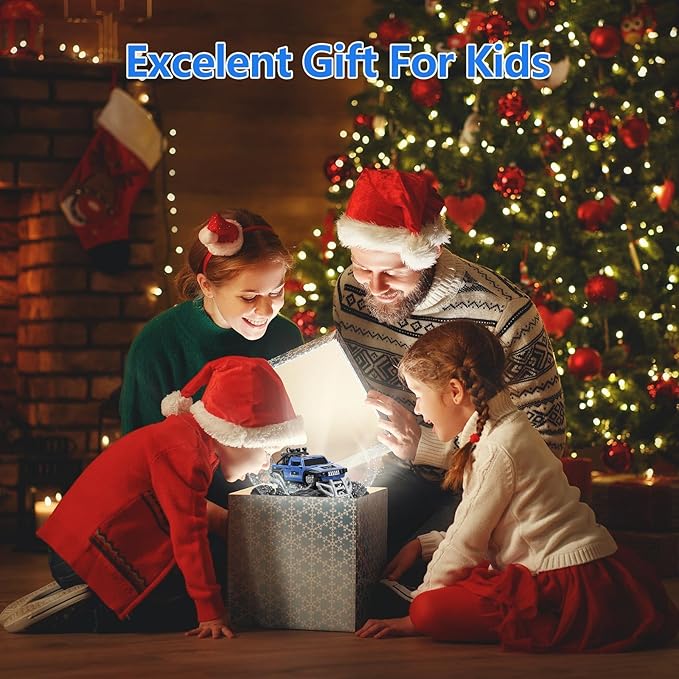 Remote Control Monster Truck 2.4GHz Remote Control Car, RC Monster Truck 2 Battery 80 Mins+,1:16 Scale Indoor Outdoor All Terrain Spray Remote Monster Trucks for Boys 4-7 8-12 and Girls