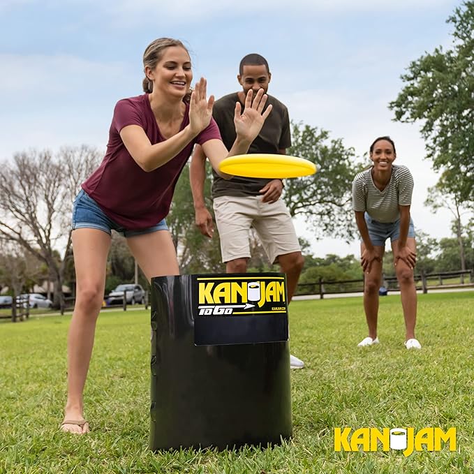 Kan Jam Disc Toss Game - American Made Outdoor Game for The Backyard, Beach, Park, Tailgates - Original, Illuminate, Pro, Travel Edition, and Carry Bag Only