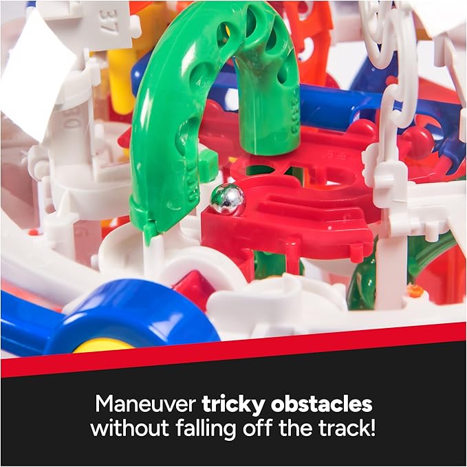 Rubik’s Cube, Rubik’s Tracks 150 3D Gravity Maze & 3D Puzzle Game with 150 Obstacles, Challenging Problem-Solving Brain Teaser, Fidget Toy & Sensory Puzzle for Adults, Teens & Kids, for Ages 8 & Up