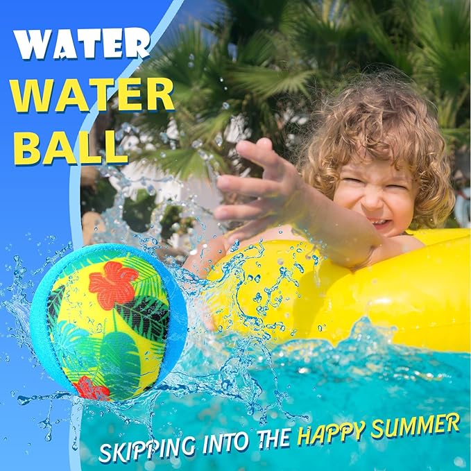 Water Skipping Ball for Children Water Bouncing Beach Pool Toy Ball for Adult Swimming Pool Games Party Favors Decoration