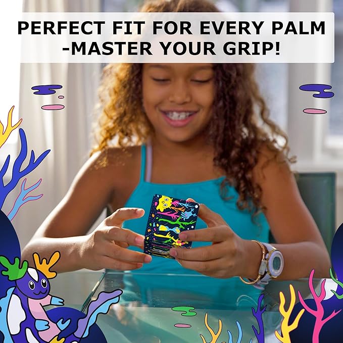 SHASHIBO Meow Wolf Shape Shifting Box - STEM Magnetic Fidget Cube That Transforms Into Over 70 Shapes, Download Fun in Motion Toys Mobile App (Glowquarium)