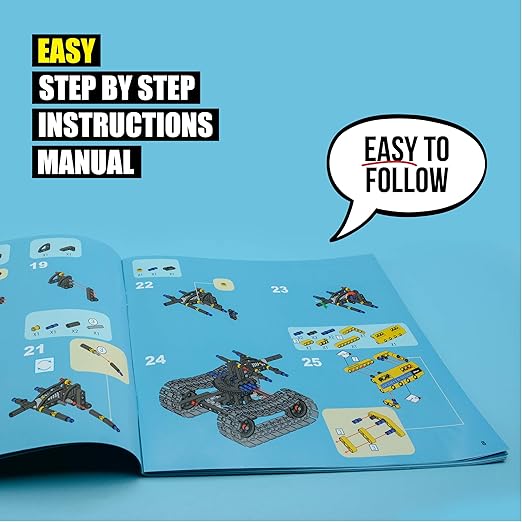 Top Race Stem Building Toys Building Set stem Kits for Boys Gift Toys for Boys Ages 6-14 Year Old and up, 2 in 1 Model Set Excavator Toy and Robot Toy 342 Pieces