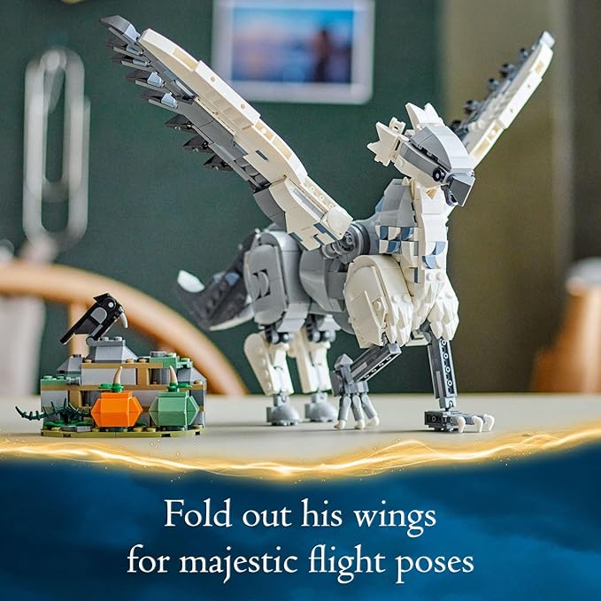 LEGO Harry Potter Buckbeak The Hippogriff Collectible Toy, Magical Creature Figure, Fun Harry Potter Toy for Kids, Harry Potter Themed Birthday Gift for 9 Year Old Boys, Girls or Any Fan, 76427