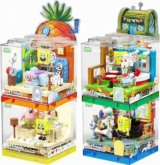Exquisite Toy Building Block Box Set Series 1 Island Building Blocks Birthday Gifts for Boys and Girl with Themed Characters for 14+ Teenagers & Adults