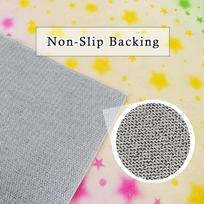 ABREEZE Kids Rug Play Mat Ultra Soft Rugs for Kids Room, 3.3'x5' Non Slip Gradient Star Children Nursery Rug Carpet for Bedroom Decor Playroom Living Room