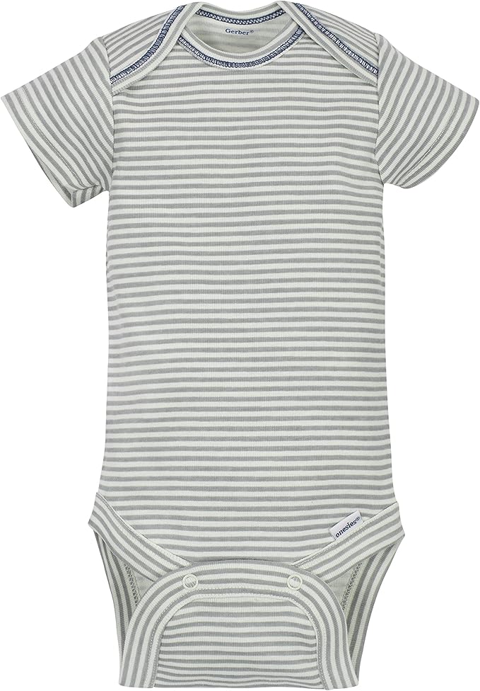 Gerber baby-boys 5-pack Short Sleeve Variety Onesies Bodysuits