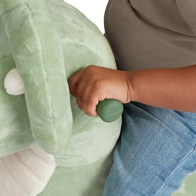 Radio Flyer Dash The Rolling Dinosaur, Ride On Toy for Toddlers Ages 1-3, Green Dinosaur Toy for Kids