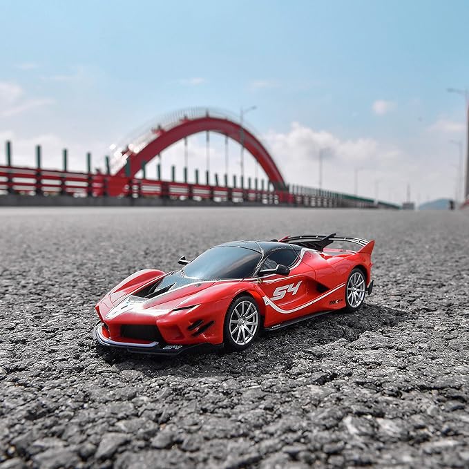 BEZGAR Remote Control Ferrari Car - 1:24 Scale Ferrari Electric Sport Racing Toy Car Model Vehicle, 2.4Ghz Licensed Red RC Car Series for Adult, Girls, Boys Age 8 9 10 11 12 Years Holiday Ideas Gift