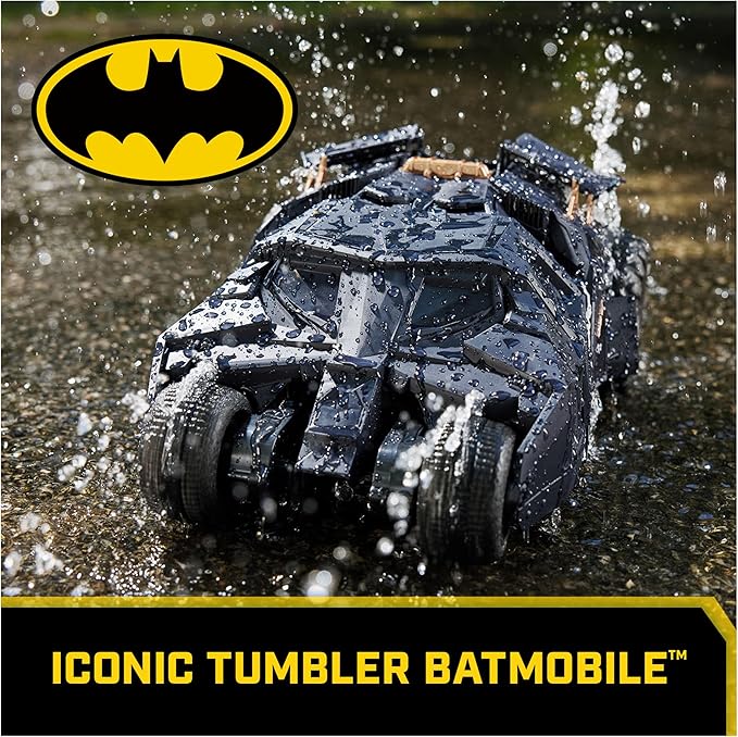 DC Comics Batman, Official Batmobile Tumbler RC, 1:15 Scale, 85th Anniversary Dark Knight Trilogy Special Edition Collectible Kids Toys for Boys Ages 4 and Up