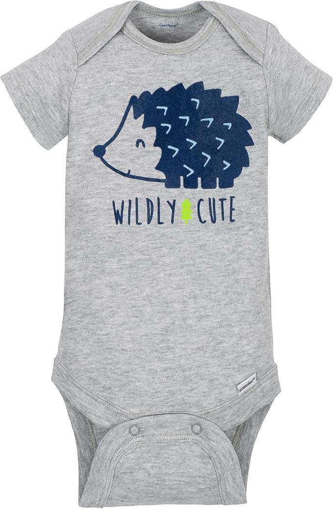 Gerber baby-boys 5-pack Short Sleeve Variety Onesies Bodysuits