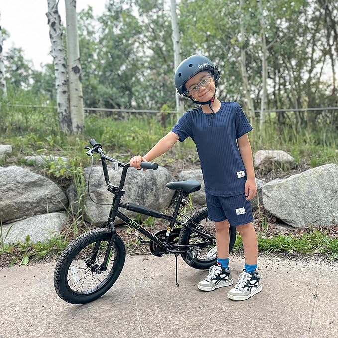 12 14 16 18 Inch Kids Bike BMX Style Bicycle with Training Wheels Coaster Brake for 1-10 Years Old Toddlers Boys Girls Multiple Colors