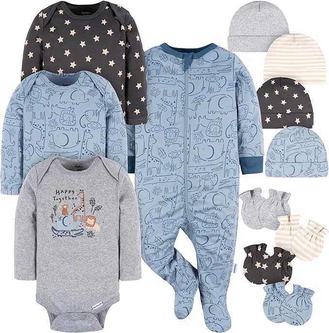 Gerber baby-girls Boys and Girls 12 Piece Layette Gift Set