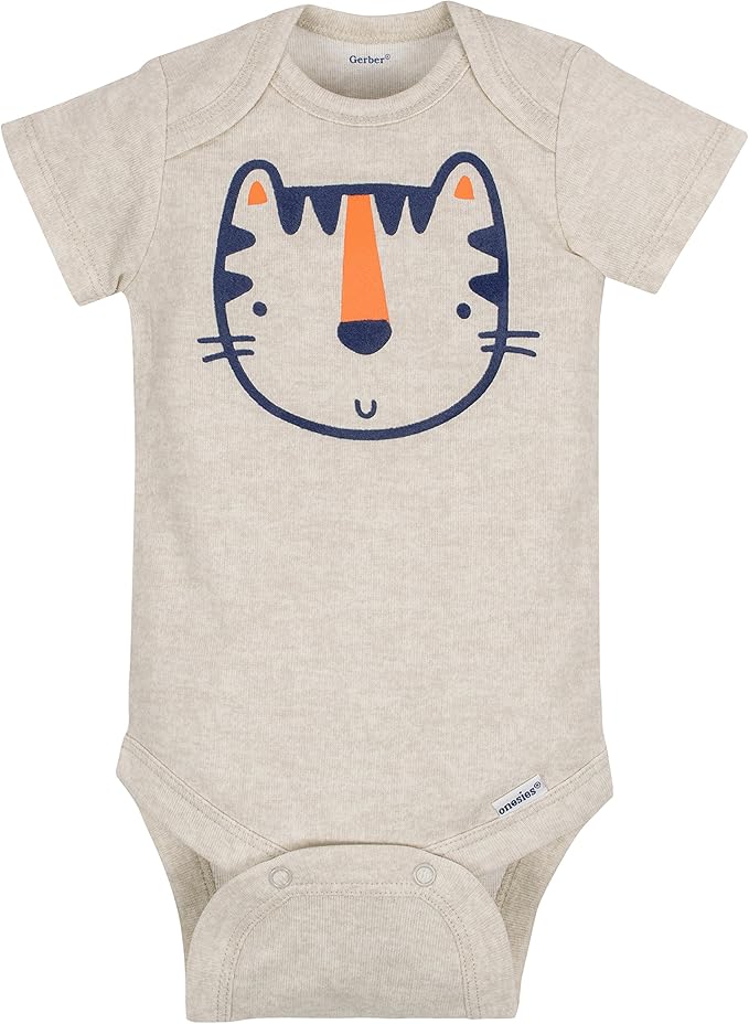 Gerber baby-boys 5-pack Short Sleeve Variety Onesies Bodysuits