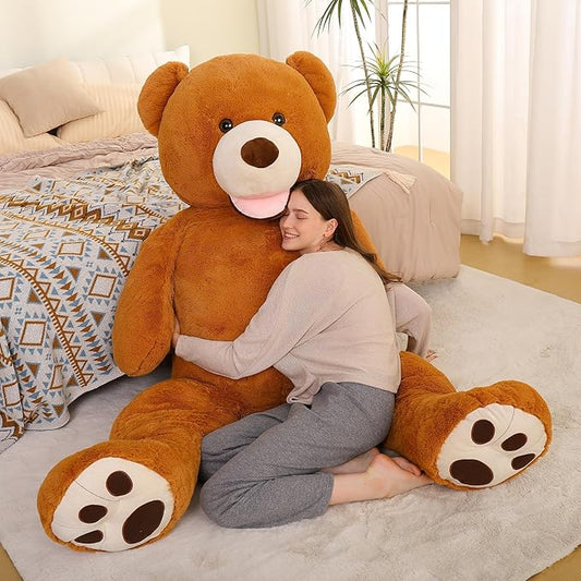 MorisMos Giant Teddy Bear Plush 5 Feet, Large Teddy Bears Stuffed Animals for Girlfriend Boyfriend, 5 Foot Life Size Bear Gifts for Baby Shower, Birthday