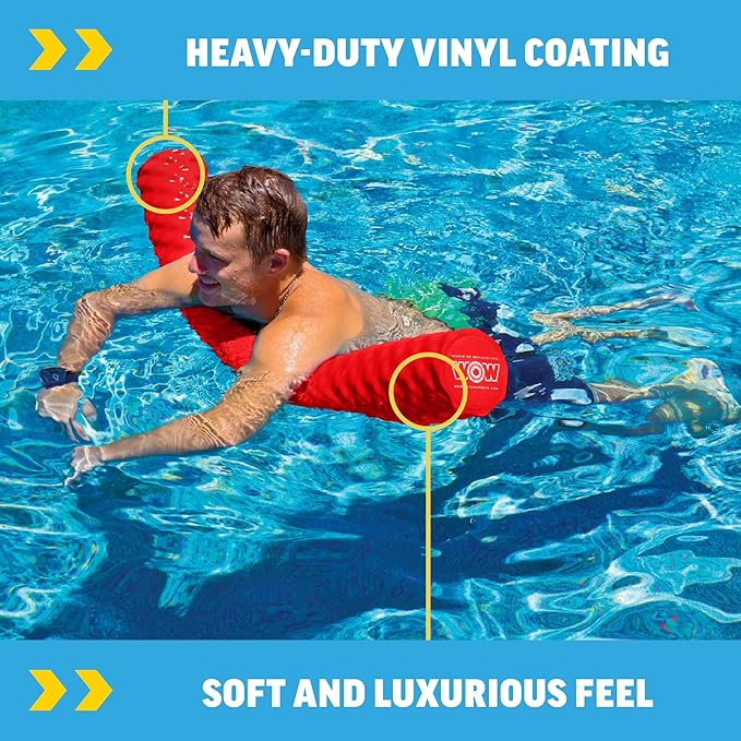 WOW World of Watersports First Class Foam Pool Noodles for Swimming and Floating, Pool Floats, Lake Floats