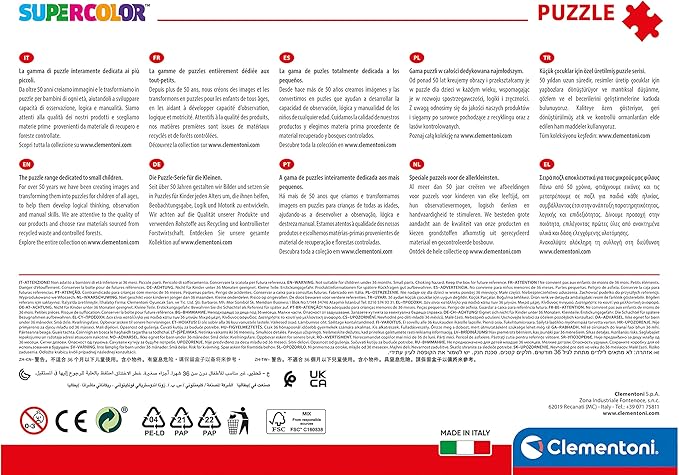 Clementoni - 27159 - Supercolor Puzzle Sonic - 104 Pieces - Jigsaw Puzzle for Kids Age 6 - Made in Italy